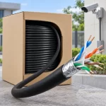สายแลน LINK CAT6 F/UTP Outdoor รุ่น US-9136PE มีชีลด์ สีดำ 305 เมตร
