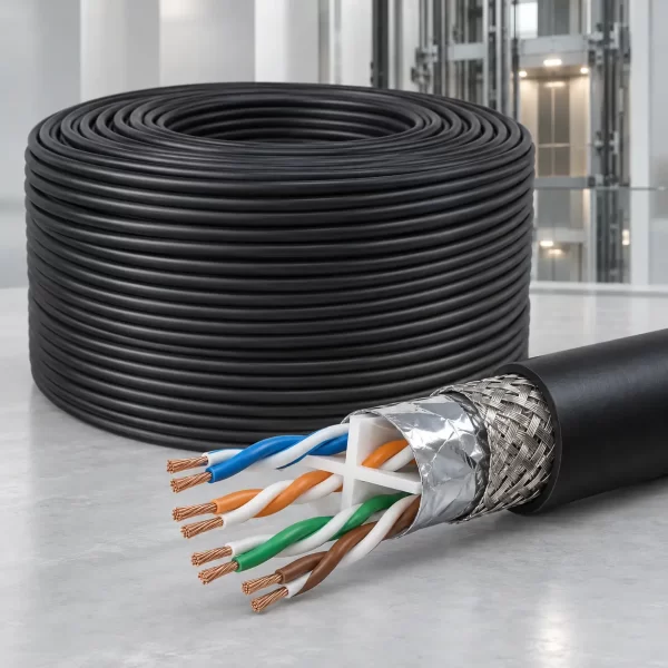 สายแลน LINK CAT6 Elevator Extra Flex รุ่น US-9138EF สีดำ 305 เมตร