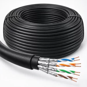 สายแลน LINK CAT6A U/FTP Outdoor รุ่น US-9256AOUT เปลือกสองชั้น 305 เมตร