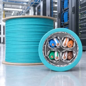 สายแลน LINK CAT6A F/FTP รุ่น US-9267ALSZH SUPER-S 500MHz 305 เมตร
