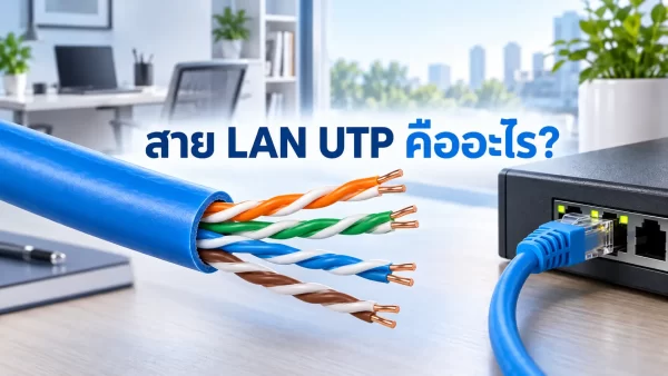 lan-utp-cable โครงสร้างสาย LAN UTP แบบคู่บิดเกลียว 4 คู่ สำหรับเครือข่ายบ้านและสำนักงาน