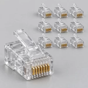 หัว RJ45 LINK CAT5e สีใส รุ่น US-1001