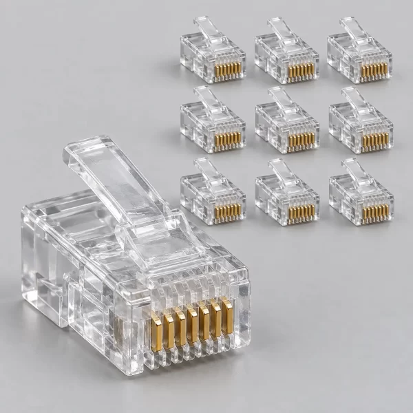 หัว RJ45 LINK CAT5e สีใส รุ่น US-1001