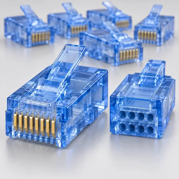 link-us-1062aa-4-cat6-blue-two-level-rj45 หัว RJ45 LINK CAT6 แบบ 2 ชั้น สีฟ้า รุ่น US-1062AA-4 เลือกใช้กับงานแบบไหน