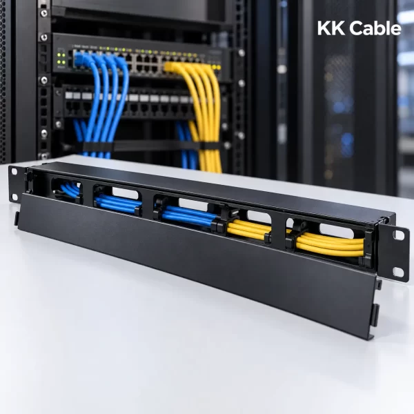 แผงจัดสาย LINK Cable Management Panel 1U พร้อมฝาครอบ รุ่น US-3053A