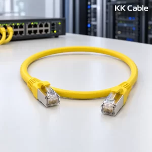 สายแลนสำเร็จรูป LINK CAT8 Shielded รุ่น US-5401SLZ-5 ยาว 1 เมตร LSZH สีเหลือง