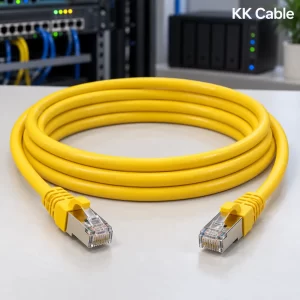 สายแลนสำเร็จรูป LINK CAT8 S/FTP รุ่น US-5405SLZ-5 ยาว 5 เมตร LSZH สีเหลือง