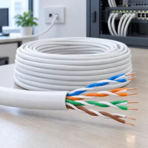 สายแลน LINK CAT5e Indoor LSZH รุ่น US-9015LSZH-1 กล่อง 100 เมตร