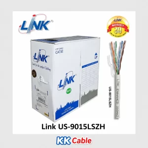 สายแลน LINK CAT5e Indoor รุ่น US-9015LSZH ยกกล่อง 305 เมตร