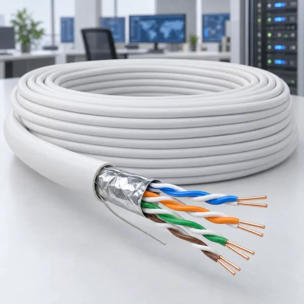 สายแลน LINK CAT5e Indoor F/UTP รุ่น US-9035 ยกม้วน 305 เมตร