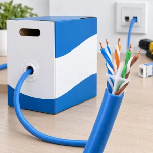 สายแลน LINK CAT6 UTP รุ่น US-9106A-1 สำหรับภายในอาคาร 100 เมตร