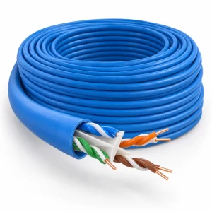 สายแลน LINK CAT6 UTP รุ่น US-9106BLSZH สีฟ้า LSZH 305 เมตร