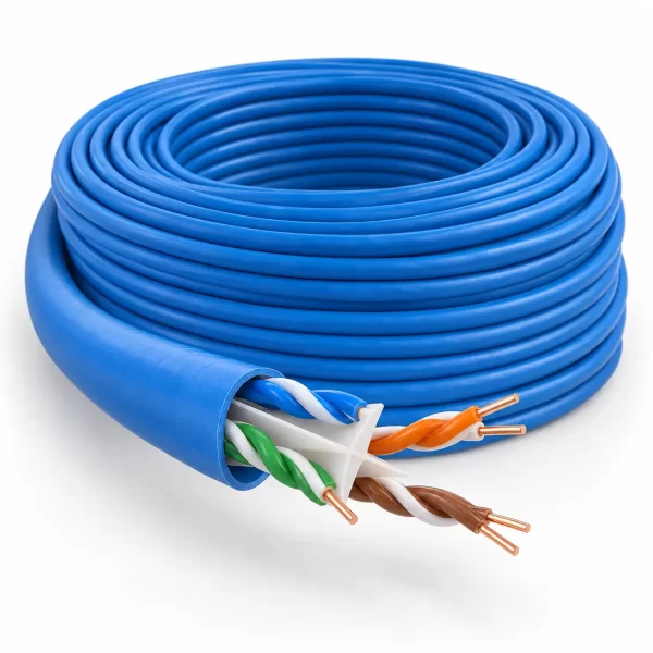 สายแลน LINK CAT6 UTP รุ่น US-9106BLSZH สีฟ้า LSZH 305 เมตร