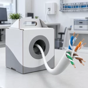 สายแลน LINK CAT6 LSZH รุ่น US-9106LSZH-1 สำหรับภายในอาคาร 100 เมตร