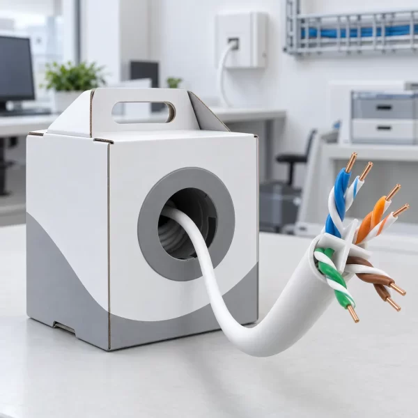 สายแลน LINK CAT6 LSZH รุ่น US-9106LSZH-1 สำหรับภายในอาคาร 100 เมตร