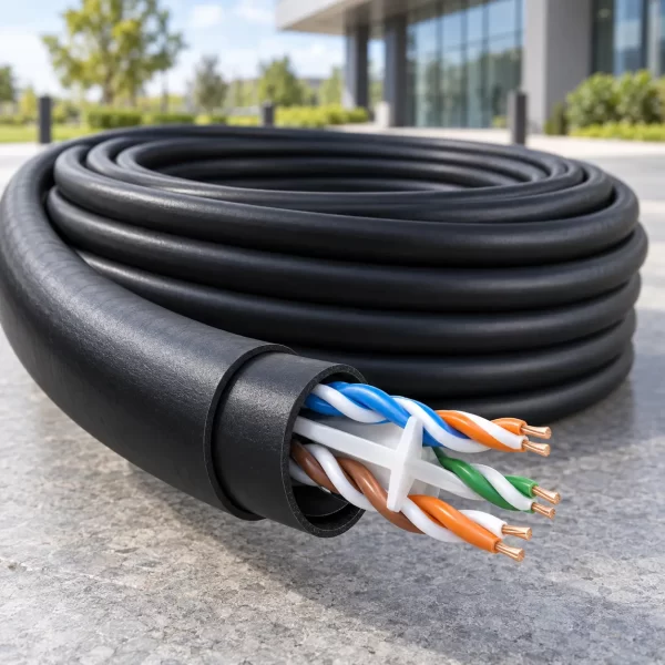 สายแลน LINK CAT6 Outdoor รุ่น US-9106OUT ยกกล่อง 305 เมตร