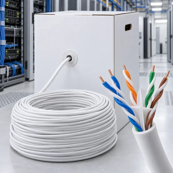 link-us-9116-cat6-ultra-305m (2) สายแลน LINK CAT6 UTP Ultra รุ่น US-9116 600 MHz 305 เมตร