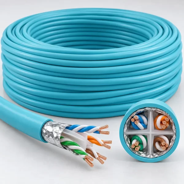 สายแลน LINK CAT6A F/UTP รุ่น US-9266LSZH-1 650MHz 100 เมตร