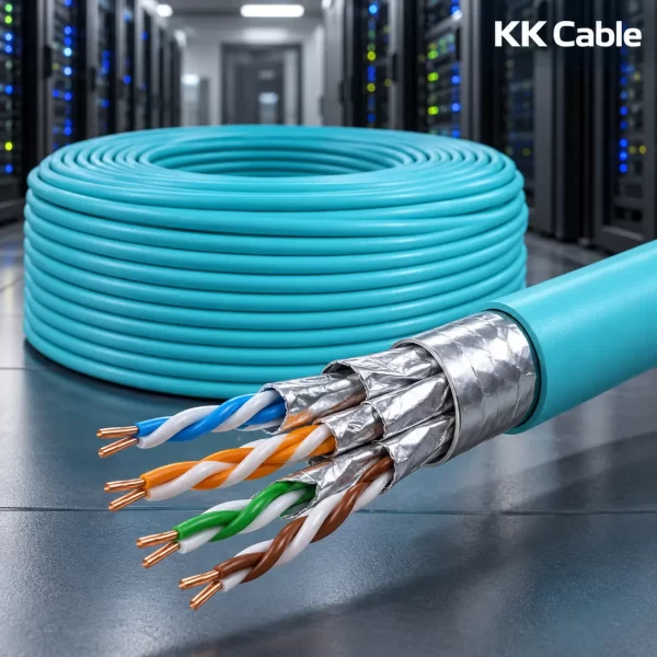 สายแลน LINK CAT6A F/FTP รุ่น US-9267ALSZH 500MHz LSZH 305 เมตร