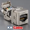 แจ็ก RJ45 ตัวเมีย LINK CAT6A แบบชิลด์ SUPER-S รุ่น US-6722TFS ตัวสั้น พร้อม Tool Free และ Auto Shutter