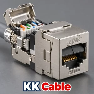 link-cat6a-shielded-short-body-tool-free-auto-shutter-us-6722tfs แจ็ก RJ45 ตัวเมีย LINK CAT6A แบบชิลด์ SUPER-S รุ่น US-6722TFS ตัวสั้น พร้อม Tool Free และ Auto Shutter